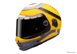 「ミニオンズ」デザインのヘルメットが登場！ HJCヘルメット『V10』8月発売予定