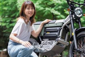 原付一種だけど自転車みたいな感覚で楽しめる!? 車重58kgで押し歩きもラクラク!!ダートフリーク「GE-N3(ゲンさん)」試乗 ～小野木里奈の○○○○○日和～