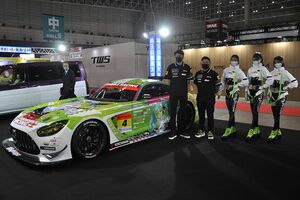 イメージ一新！　グッドスマイルレーシングが2022年仕様のカラーリング発表。緑基調とした鮮やかマシンに｜東京オートサロン2022