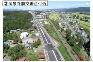 国道4号「12kmもの超ロング4車線化」43年越しに開通！ 冬季の「超ノロノロ大渋滞」が一気に解決へ！ 「交通の要衝」通過する“東北の大動脈”北上拡幅 6日に全通