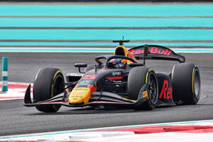 レッドブル育成ゲーテが2日目最速。宮田莉朋は111周を走行／FIA F2ポストシーズンテスト