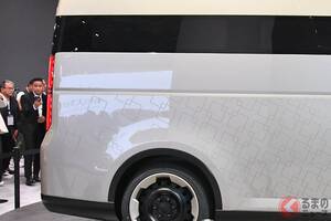 トヨタ新「ハイエース」世界初公開！“21年ぶり全面刷新”を示唆！ 大きさ違う2種類の「カクカクボディ」や“複数パワトレ”採用にも期待！ 次世代「働くクルマ」像を提示！