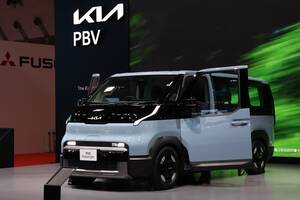 黒船はBYDの軽EVだけじゃかなった！　Kiaが商用バン「PV5」で日本のEV市場に殴り込み【ジャパンモビリティショー2025】