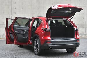 9年ぶり全面刷新！ マツダ“新型”「CX-5」初公開！ デザイン＆実用性の「バランス」がスゴイ!? 3代目は「マツダらしさの再定義」行う「変革の1台」となるか