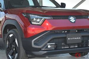 スズキの新型「“小さな”高級車」！ 全長4.2mの「ちょうどいいサイズ」＆「斬新ハンドル＆シフト」採用！ コンパクトSUV「eビターラ」とは