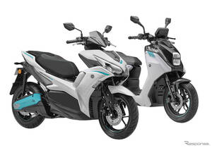 ヤマハ、インド市場に電動スクーター2モデルを投入、自社開発の「AEROX E」と協業モデル「EC-06」
