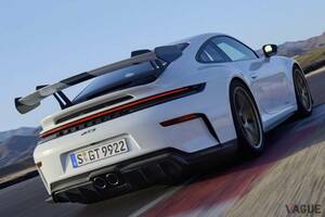 ポルシェ新型「911GT3」世界初公開 510馬力の4L自然吸気エンジン搭載の軽量スポーツカーは2種類のバージョンを用意