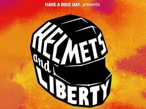 ヘルメットをテーマにしたモーターサイクルアート展「HELMETS and LIBERTY」が11/13～25までユナイテッドカフェ宮ケ瀬で開催！