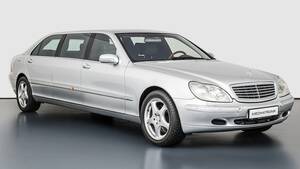 【このVIP用Sクラスなんぼ？】走行距離380km！新車状態の希少な「メルセデス W220 S600 プルマン」販売中　その価格は？