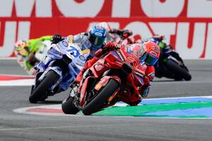 【MotoGP】マルケス、スプリント9勝目もクラッシュ影響で実は「けだるい土曜日」だった!?　ダメージコントロールの週末と強調