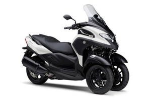 ヤマハ、フロント2輪モデル『トリシティ300』のカラーリングを変更した2025年モデルを発表