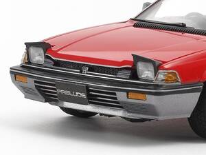 ホンダ「プレリュード XX」のプラモデルがタミヤから13年ぶりに再販！ 可動式リトラにエンジンルームも高密度で再現【クルマとホビー】