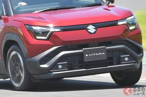 スズキの新型「小さなSUV」現る！ 「SUV版スイフトスポーツ!?」 キビキビ走る×熱に強い「e-ビターラ」印象は？【試乗記】