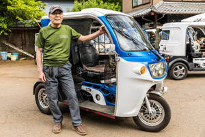 77歳のバイク乗りが中華製「APトライク」に乗り換えた理由は？「車体が自立した3輪車なので、立ちゴケの心配もないので安全に移動できますよ」