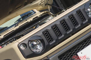 ジムニーの隠れたオシャレ装備!! DAMD製ボンネットダンパーがカッコよすぎる!!!