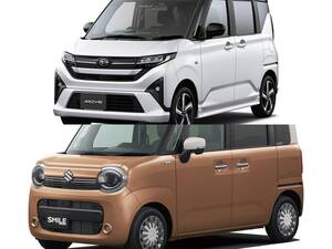 新型ムーヴ《スライドドアハイトワゴン対決》vs ワゴンRスマイル