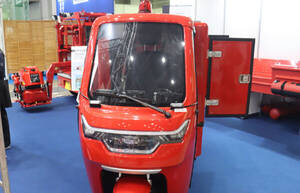 話題の「電動トゥクトゥク」が消防車に!? 三輪車をあえて防災車両にする利点とは 用途によってはかなり優秀？