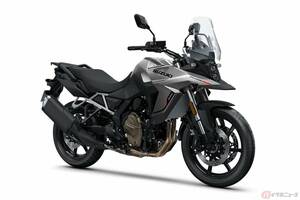 2025年モデルはグレー・マットブラック・レッドの3色展開!? スズキ「V-STROM 800」2025年モデルを欧州で発表