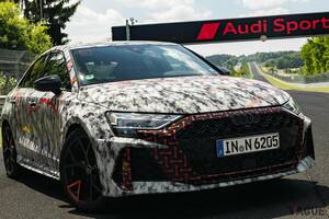 アウディの高性能モデル 新型「RS3」8月に欧州で登場！ ニュルのタイムアタックで「コンパクトカー最速」の称号を再びゲット