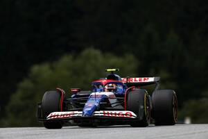 F1オーストリアFP1速報｜フェルスタッペン、マシンが一時ストップもセッション最速。角田裕毅は9番手