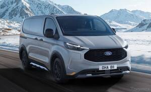 フォードの電動バン、『E-トランジット・カスタム』にAWD…2026年春欧州発売
