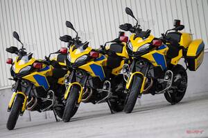 「BMW F900XR」が輸入二輪車で初採用だって!?首都高速パトロール車になったミドルアドベンチャーモデル