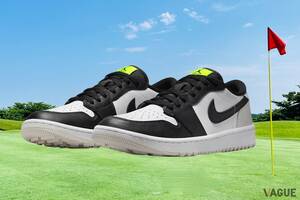 ゴルフシューズ仕様の「エアジョーダン1」に“ネオンカラーを取り入れた新色”が登場！ コース上でライバルに差をつける“存在感際立つ1足”です