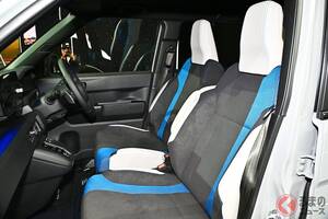 ホンダ斬新「ちいさな“ホットハッチ”」世界初公開！ レトロ風な丸目ライト＆「ワイドボディ」がカッコイイ！ “スポーティな専用内装”も魅力！ 2026年に発売予定の「Super-ONE」について聞いてみた！