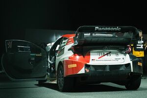 トヨタ勝田貴元、WRCラリージャパンDAY3のサービスパークで速度超過。罰金ペナルティもこの日はステージ優勝連発の活躍