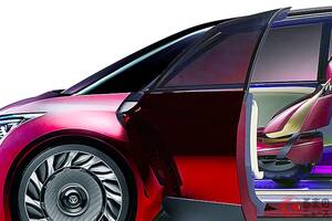 トヨタ「次期エスティマ」!? 全長4.8mの斬新「タマゴ型ミニバン」は3列シート×6人乗り仕様！ めちゃ快適な「ピラーレスドア」も採用した超豪華「ファインコンフォートライド」とは！