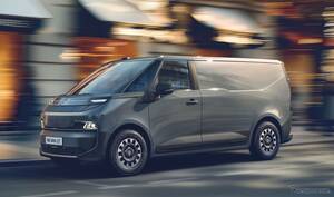 ルノー初の800V急速充電に対応、主力商用車『トラフィック』新型はEVに…航続最大450km…