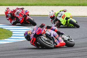 【MotoGP】マルティン、スプリントは独走で勝利「マルケスが近かったから、もっと難しくなるかと思っていた」｜MotoGPオーストラリアGP