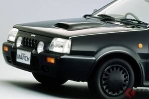 日産「マーチ」の“暴れん坊モデル”がスゴかった！ 990ccエンジンに市販車唯一の“ツインチャージャー”搭載!? 初代モデルの過激仕様「スーパーターボ」とは！