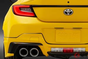 【米国】トヨタ新「ハチロク」がスゴい！ ド迫力な「4本マフラー×斬新イエロー」新たに搭載！ 初代オマージュした「GR86 Yuzu Edition」登場！ 国内導入どうなる？