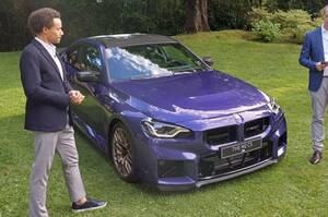 BMW新型『M2 CS』発表　530馬力の高性能2ドア・クーペ　専用スポイラーで空力強化