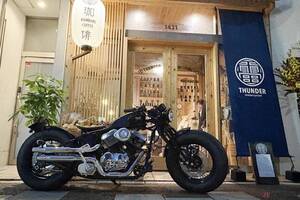 新車で手に入る「250cc・Vツイン」搭載アメリカン 好評を得ているTHUNDER MOTORCYCLES「サンダー250」の旗艦店が浅草にオープン レンタルバイクも開始