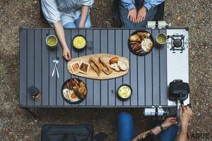 料理しながら家族や仲間との団らん時間を満喫!? シングルバーナーを2台組み込める“次世代リビングテーブル”の特徴とは