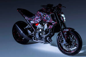 ホンダ、電動過給機付きV型3気筒エンジン搭載の『V3R 900 E-Compressor』をミラノショーで発表