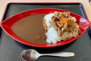 埼玉ブランド豚の「もつ煮」が絶品!!　圏央道「狭山PA」の「上もつ煮カレー」に大満足　バイクで行く高速道路グルメ