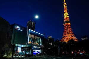 アウディが国内2拠点目のEV充電スポット「Audi charging hub芝公園」をオープン！