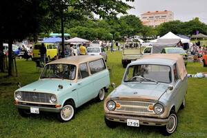 懐かしき軽自動車や希少車が集結…昭和平成／軽自動車＆普通車展示会in道の駅アグリパークゆめすぎと