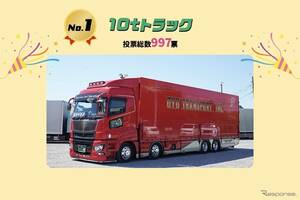 10tトラックが1位！…はたらくトラック総選挙　神奈川県トラック協会