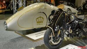 【ホットロッドショー】ロイヤルエンフィールド「ショットガン650」が大化け！ 昨季アワード3冠のマシンも登壇