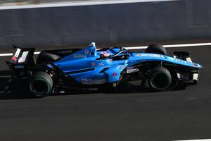 フラガがトップタイム。WRC王者ロバンペラは7秒落ちタイムで初走行終える｜スーパーフォーミュラ合同・ルーキーテスト：初日午前タイム結果