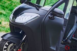 新車97万円で3人乗り！ 全長2.2m級の「ちいさいトライク」に反響殺到！ 「こういうの好き」「年を取ったら欲しい」の声も！ 車検無し＆AT限定免許でOKな「NEO-ONE」とは！