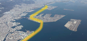 神戸港に巨大“4連斜張橋”ついに建設へ 阪神高速「湾岸線」の延伸部 海上橋の構造が決定 2つの人工島つなぐ
