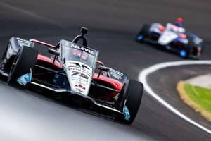 佐藤琢磨、決勝前最後の走行で2番手！　トップタイムはニューガーデン｜インディ500カーブデー