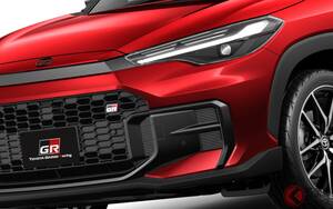 389万円！ トヨタ「新型カローラクロス」発表！ “GR専用”2.0Lハイブリッド＆４WD搭載！ ド迫力の大口顔もイイ！走りと質感を磨いた「GRスポーツ」登場！