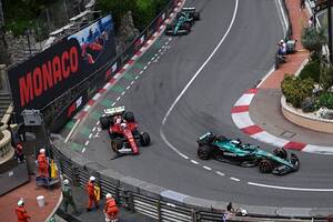 モナコFP1でルクレールに“追突された”ストロールに1グリッド降格ペナルティ。チームからの警告届かず進路塞ぐ