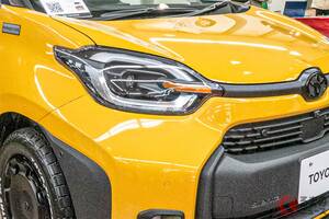 トヨタ「シエンタ“SUV”」!? タフ感高めた「“新”ラフィネ」！ シャコ上げ＆ゴツいブラック塗装がイイ！ プリウス「イエロー」も洒落た「モデルLMのカスタムモデル」とは